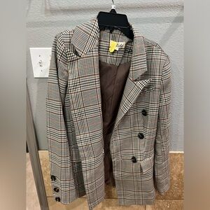 Listicle Houndstooth(ish?) Blazer Size Small